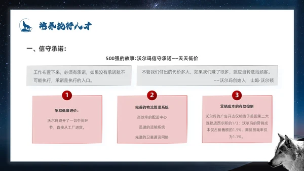 蓝色简约商务风如何打造狼性团队企业培训PPT模板团队建设