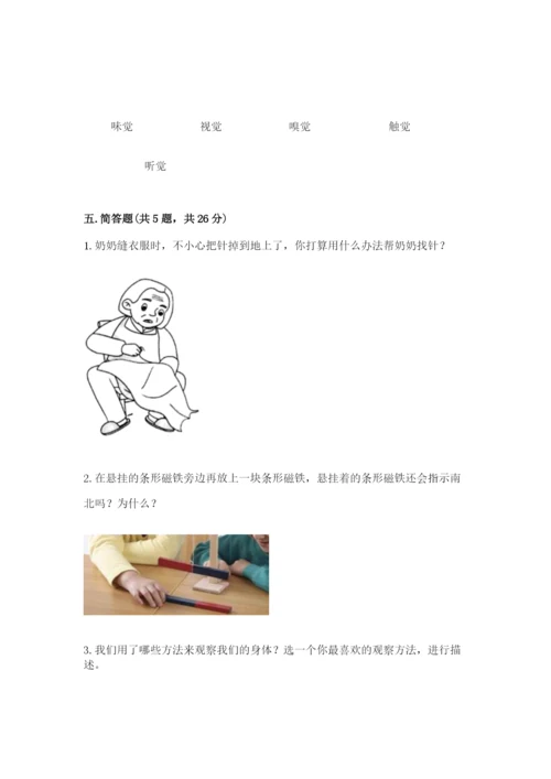 教科版小学科学二年级下册 期末测试卷附参考答案【研优卷】.docx