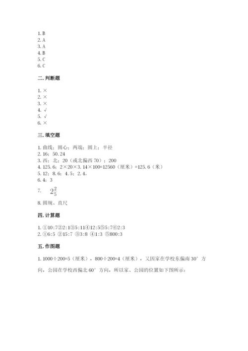 小学数学六年级上册期末模拟卷精品【易错题】.docx