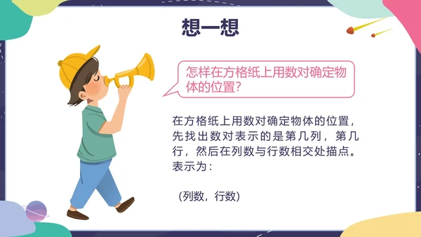 人教版五年级上册第二单元位置PPT模板