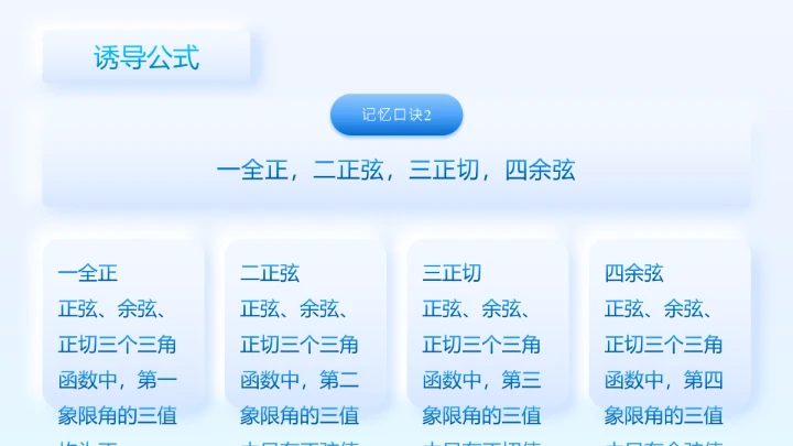 淡蓝简约拟态风数学课件通用PPT模板