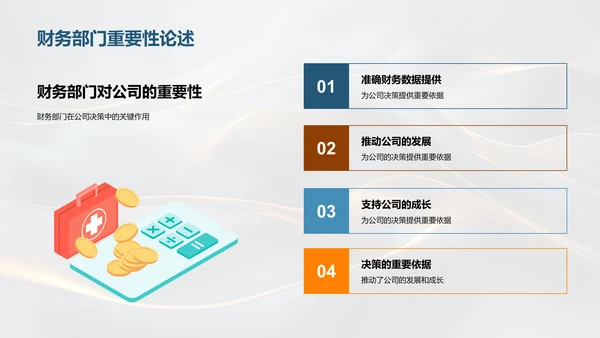 财务中期业绩汇报PPT模板