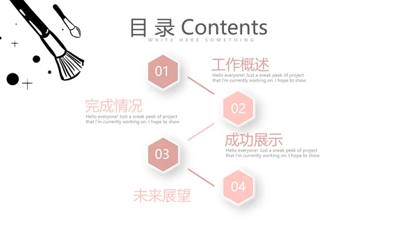 时尚手绘彩妆培训动态PPT
