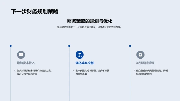 年度财务报告PPT模板