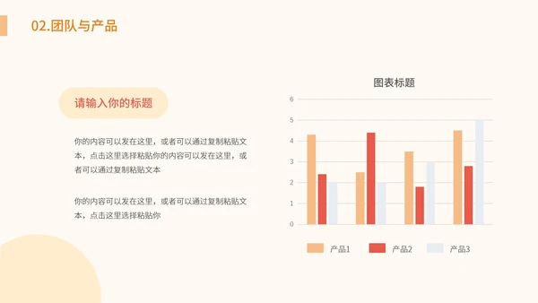 橙色卡通插画商业运营计划PPT模板