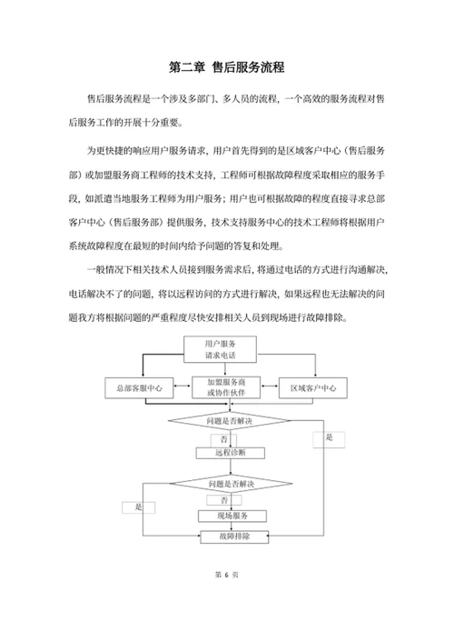 售后服务方案
