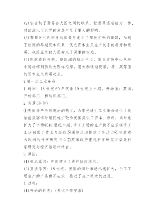 中考历史必背知识点归纳总结.docx