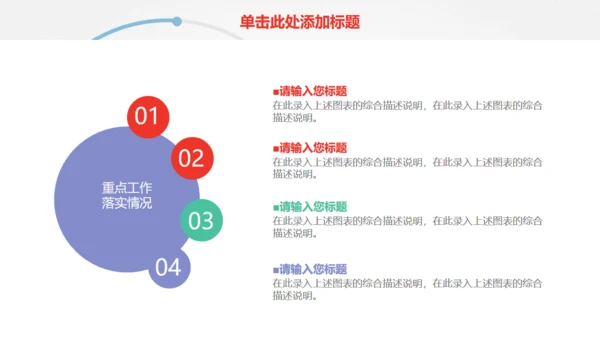 目标明确工作总结计划通用PPT模板