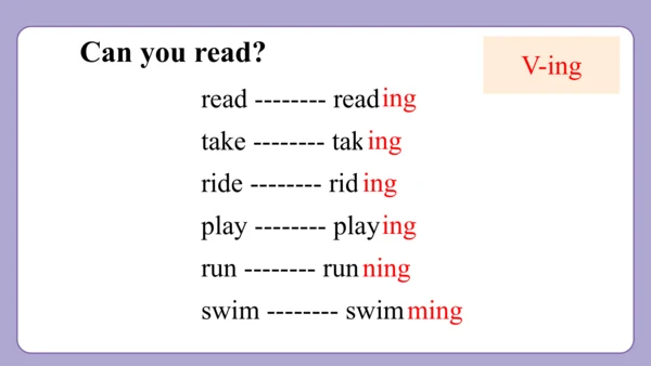 Module 2 Unit 1 She's reading a book 课件(共31张PPT)