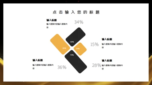 金色商务金融投资招商加盟通用PPT模板