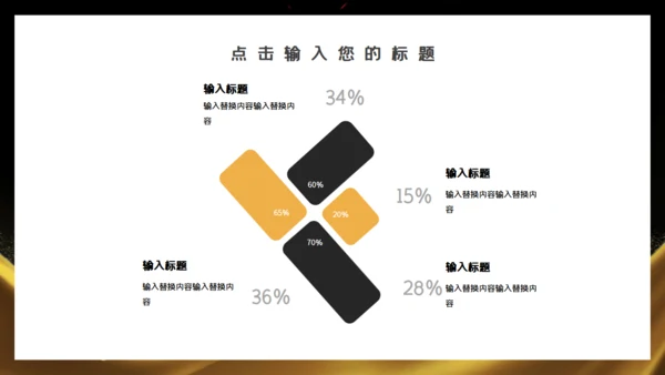 金色商务金融投资招商加盟通用PPT模板