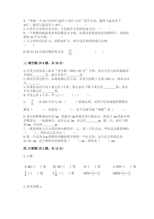 小升初数学期末测试卷（夺冠系列）.docx