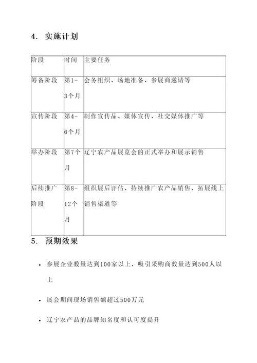 辽宁农产品展会解决方案