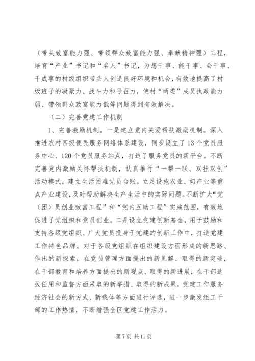 强化创新农村党建工作建设载体调研报告 (4).docx