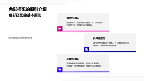 色彩运用教学PPT模板