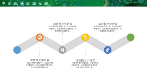 绿色荷叶大暑节气通用PPT模板