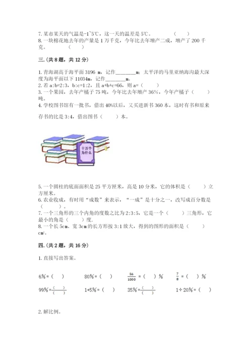 洛阳市小学数学小升初试卷【满分必刷】.docx