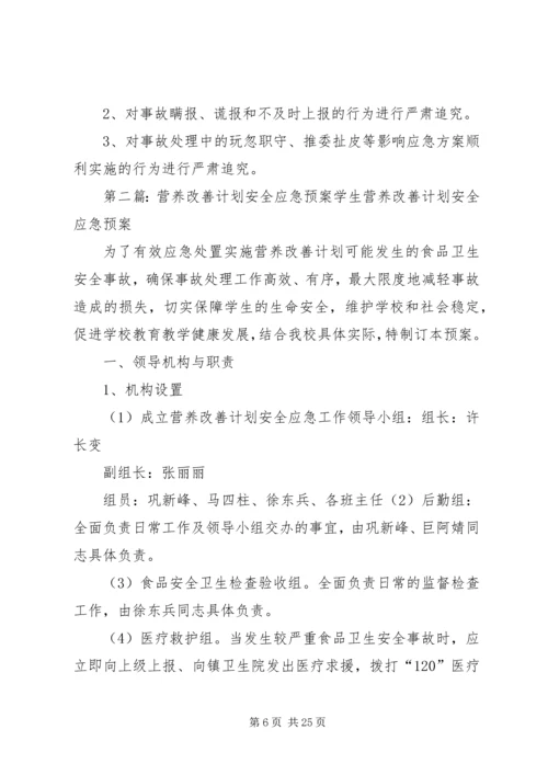 椅山附中营养改善计划安全应急预案.docx