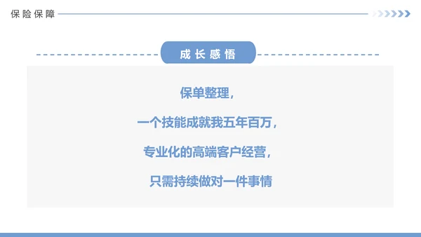保险公司投何保单整理分享PPT模板