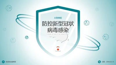 防控新型冠状病毒感染PPT模板