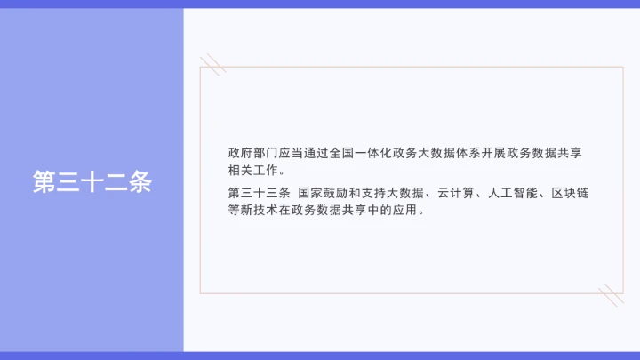 普法学习《政务数据共享条例》全文2025年8月1日起施行PPT课件