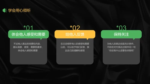 酸性风创意趣味沟通技巧培训PPT模板