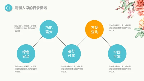 梦想的诗和远方小河文学答辩通用PPT模版