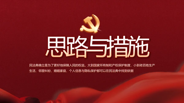 中华人民共和国民法典诞生记党建PPT