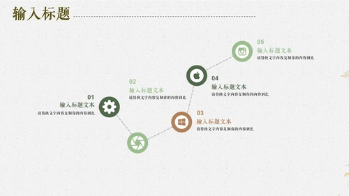 国风仙鹤企业员工培训工作汇报通用PPT模板