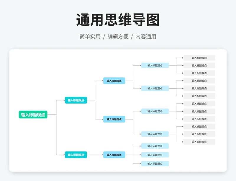 通用思维导图