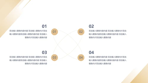 黄色简约风风景年度总结汇报PPT模板