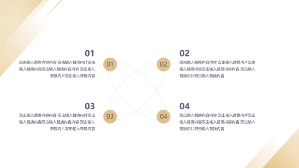 黄色简约风风景年度总结汇报PPT模板