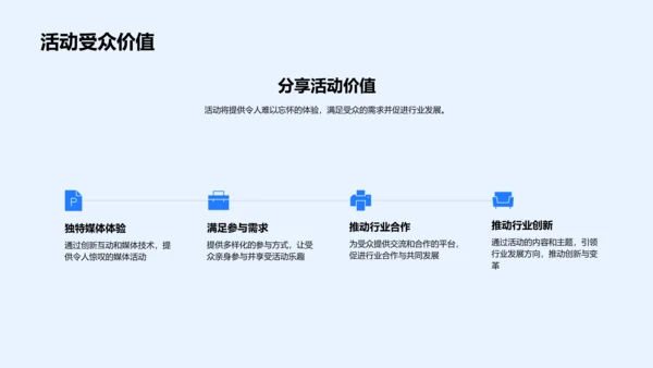 媒体活动策划分析PPT模板
