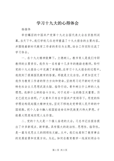 学习十九大的心得体会 (4).docx