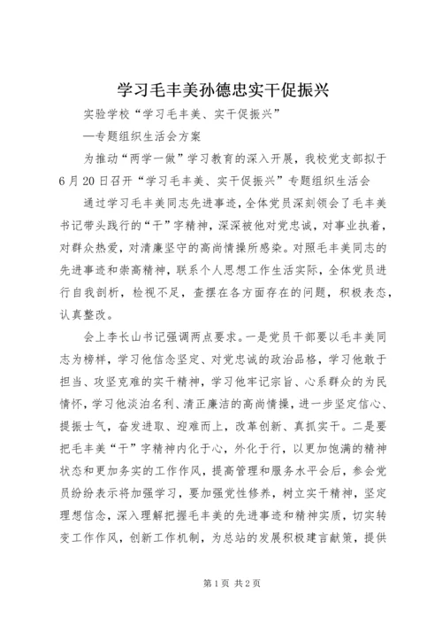 学习毛丰美孙德忠实干促振兴 (4).docx