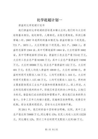 比学赶超计划一 (2).docx