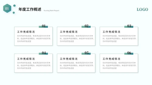 简约商务医学护理器械工作汇报工作总结ppt模板