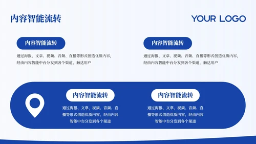 深蓝色系医疗保健加盟市场推广计划书PPT模版