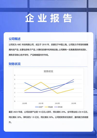 企业管理-企业报告