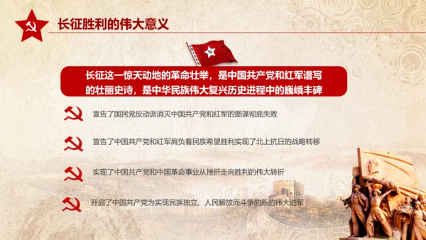 纪念长征胜利80周年大会上的讲话PPT