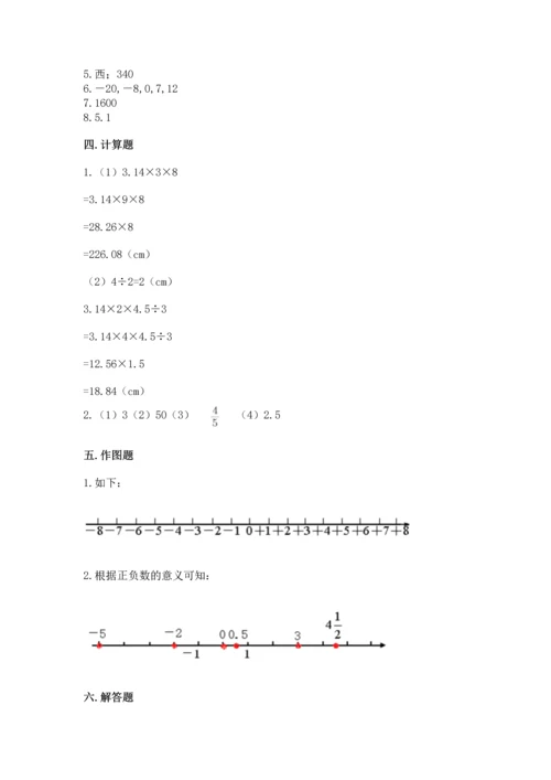 （小升初）六年级下册数学期末测试卷及完整答案（名校卷）.docx