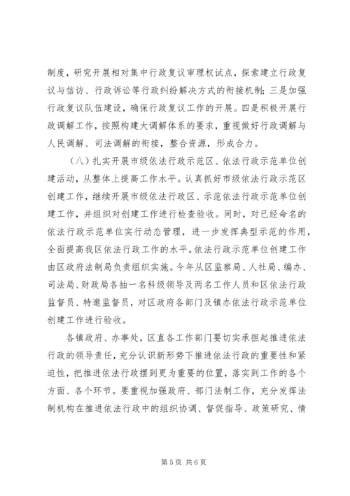 依法行政主要工作要点.docx