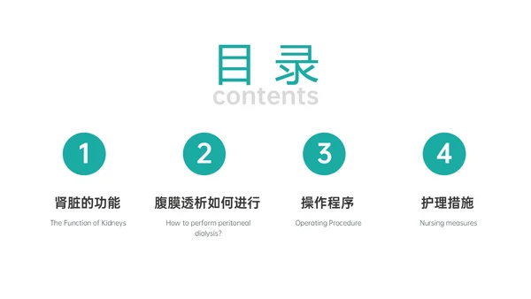 青色商务实拍护理腹膜透析培训ppt