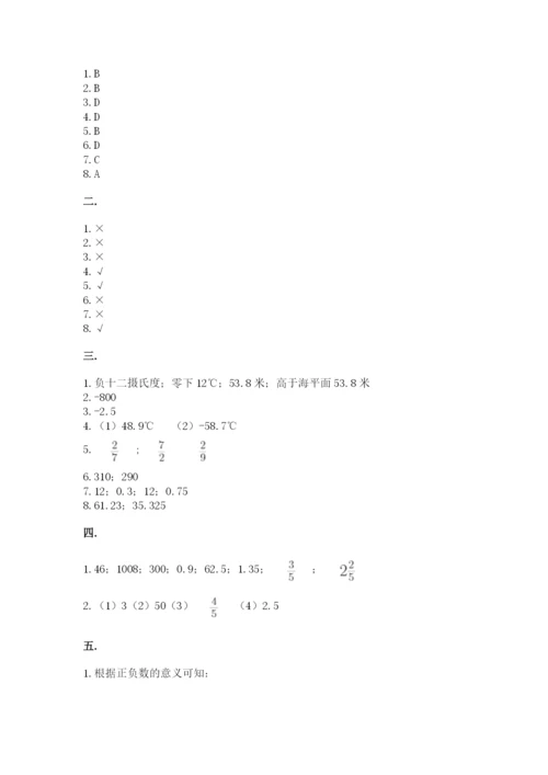 苏教版六年级数学小升初试卷附答案【轻巧夺冠】.docx