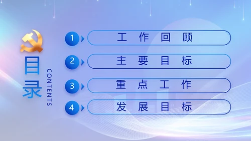 聚焦两会党课政府工作报告动态PPT