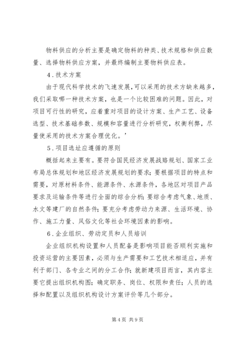 可行性研究报告格式与写作过程 (4).docx