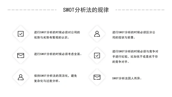 简约商务风企业培训SWOT技能分析PPT模板