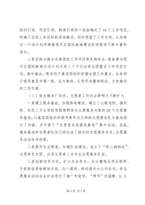 团区委XX年半年工作汇报.docx