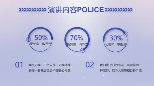 扫黑除恶专项斗争公安警察动态PPT模板