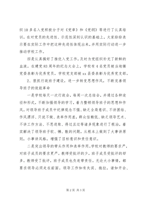 学校思想政治工作总结报告.docx